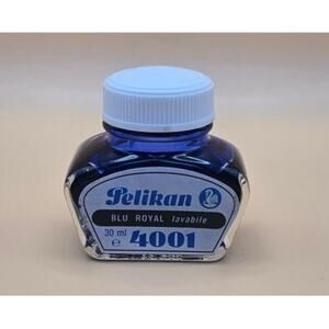 Pelikan 4001 Royal Blue 95% Full Calligraphy #78 Fountain Ink